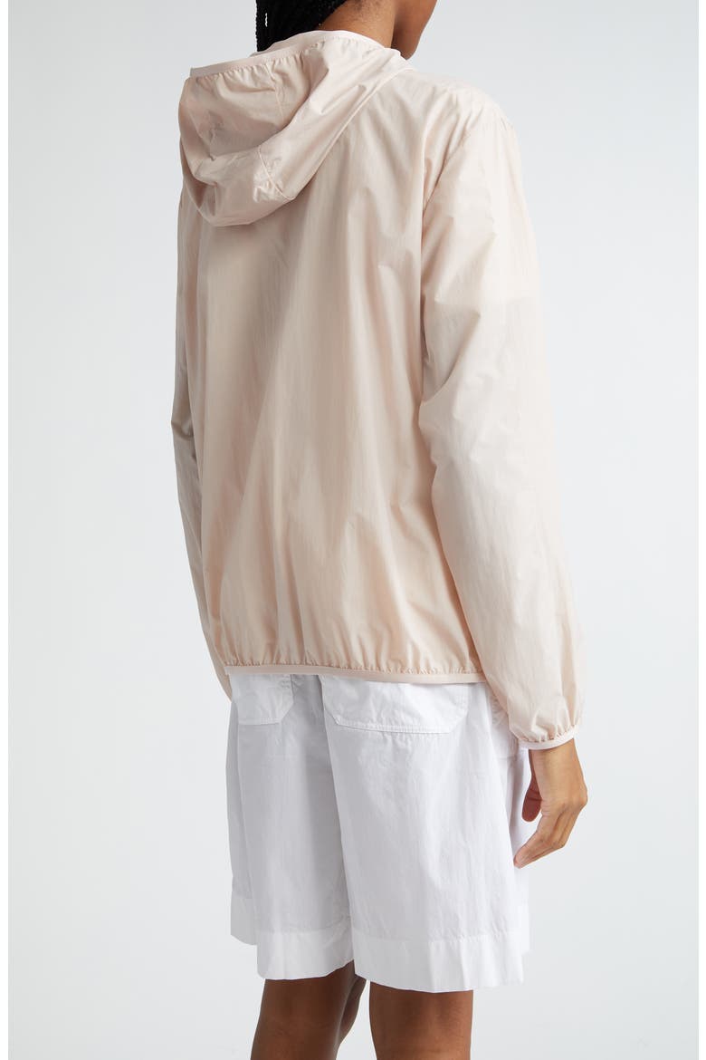 Fegeo Nylon Poplin Hooded Jacket, Alternate, color, PALE DUSTY ROSE