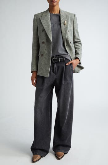 ジャケット Golden Goose Light green single-breasted jacket in wool Golden Goose Light Green Wool Single-Breasted Jacket – LOZURI®