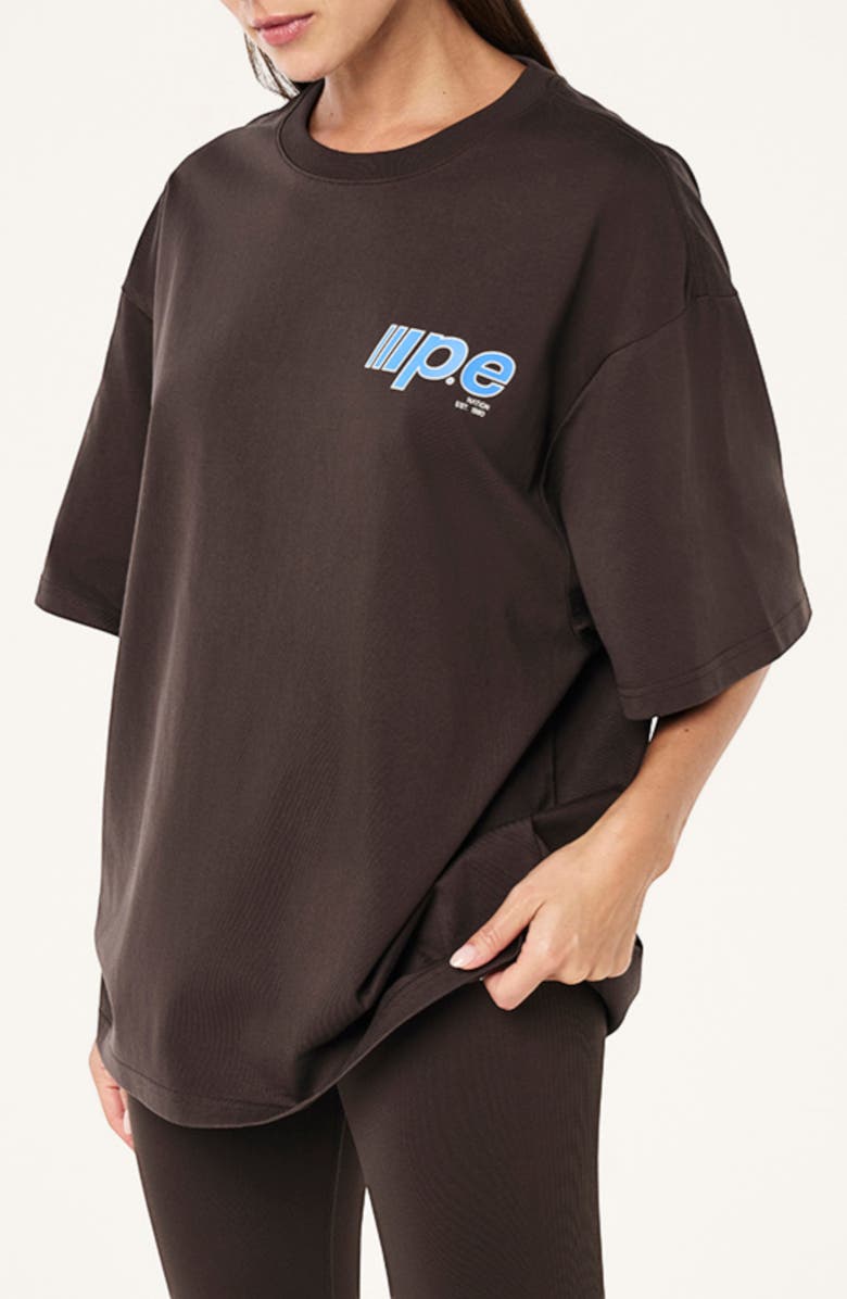 P.E Nation Preview Piping Leggings, Alternate, color, Coffee