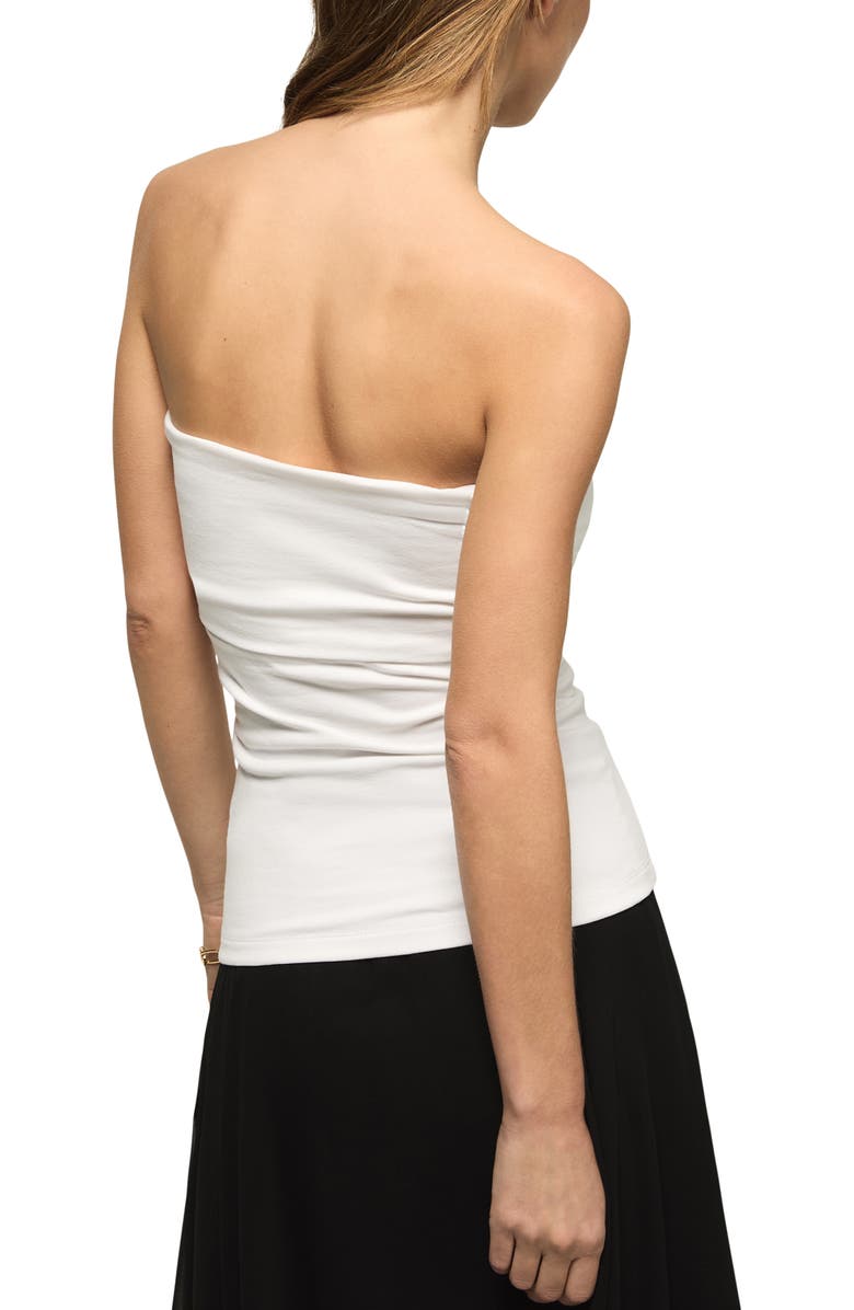 Lucky Brand Knit Tube Top, Alternate, color, Bright White