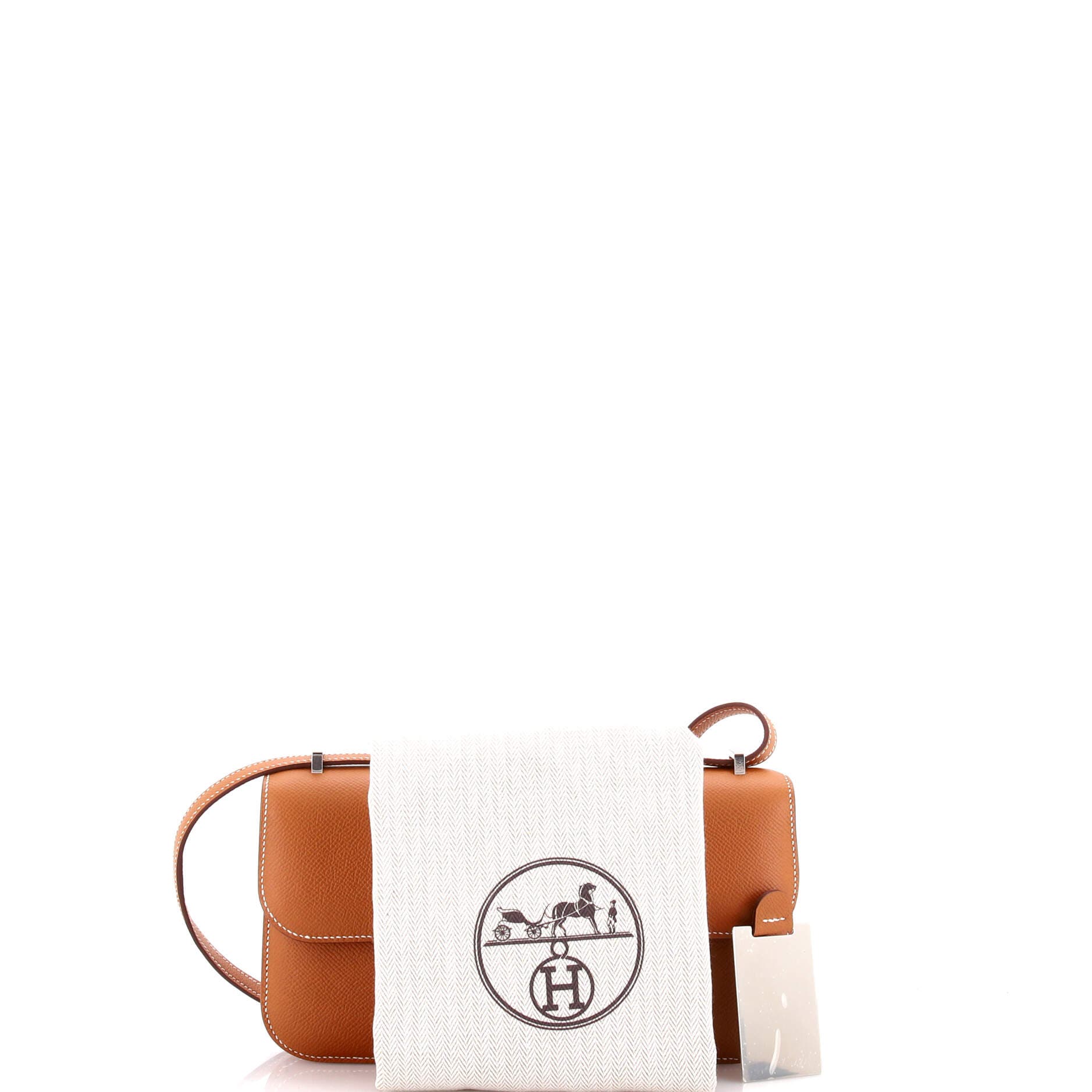 Pre-Owned Hermes Constance Elan NM Bag Epsom 25, Alternate, color, Gold