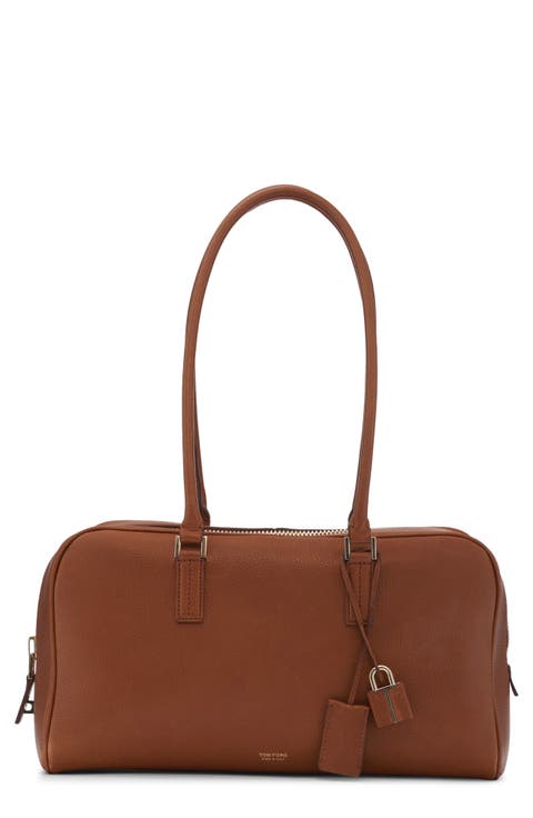 Small Leather Bowling Bag