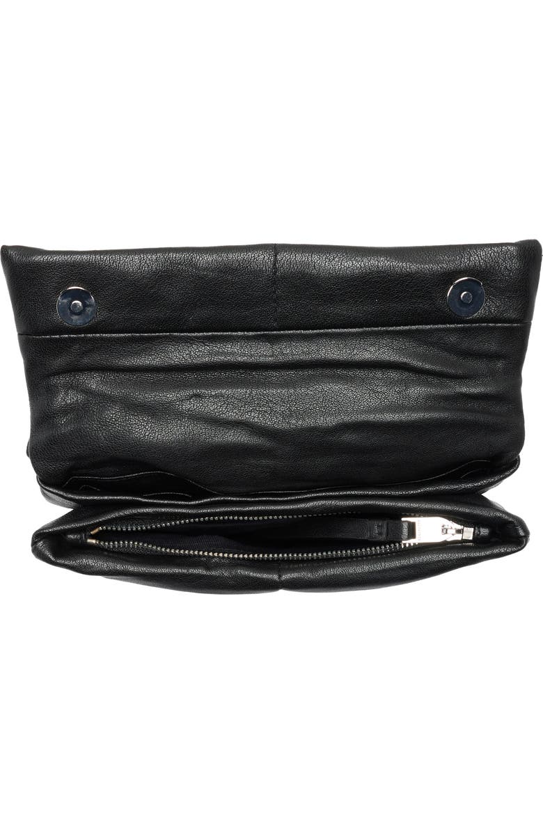 AllSaints Ezra Quilted Crossbody Bag, Alternate, color, Black