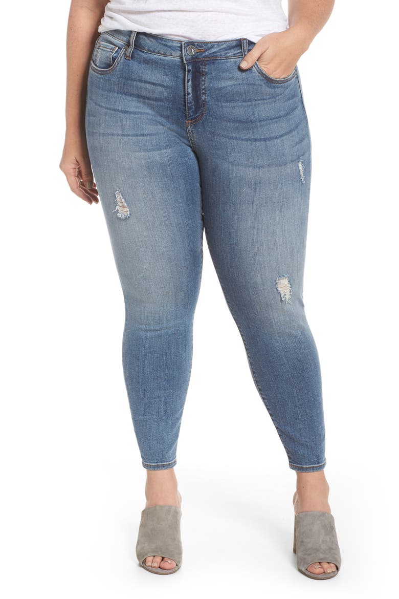 Donna High Waist Ankle Skinny Jeans video