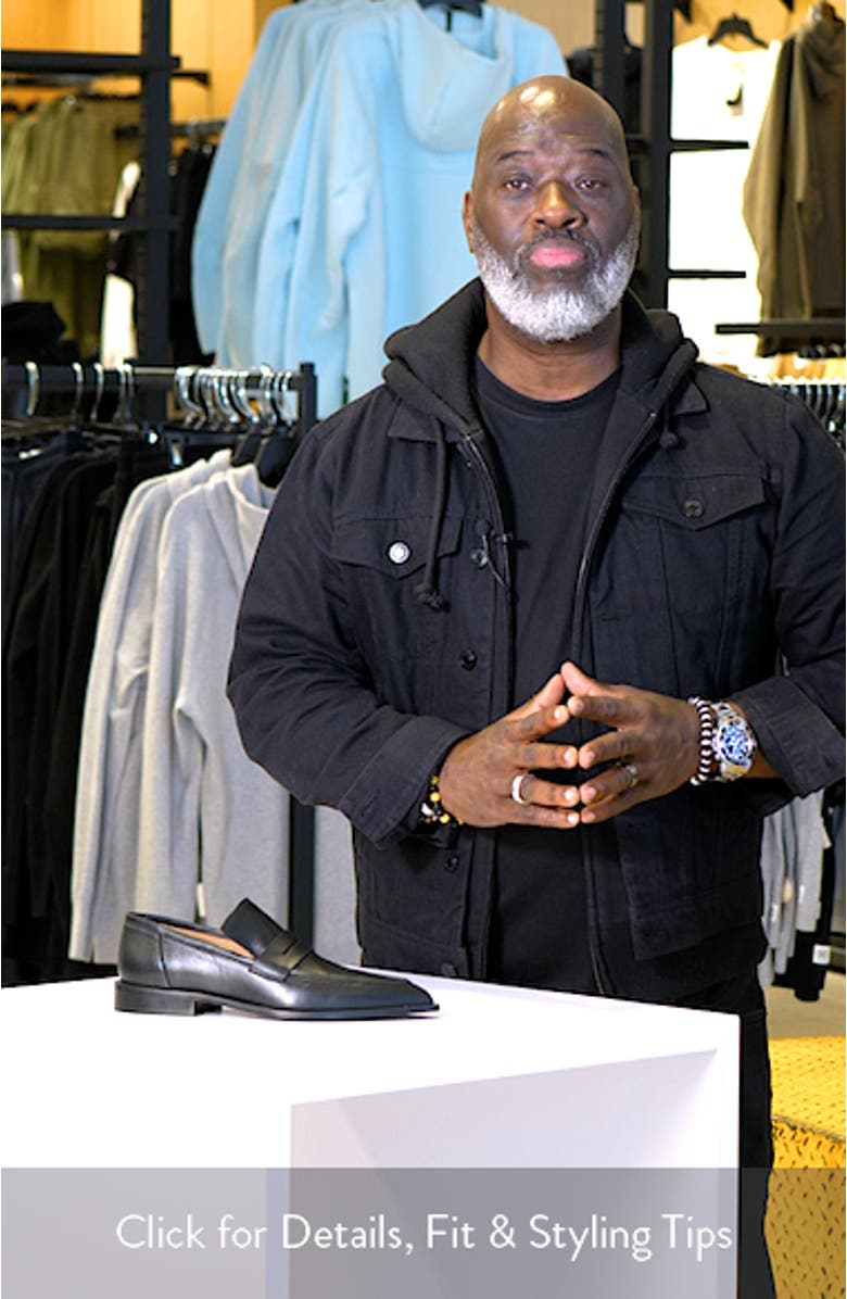 Montazzoli Pointed Toe Penny Loafer, sales video thumbnail