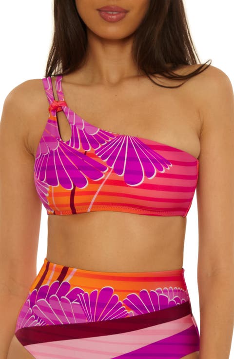 Rhodes Asymmetric Strappy Bikini Top