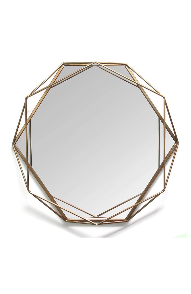 PARKLAND COLLECTION Gold Chloe Wall Mirror, Main, color,