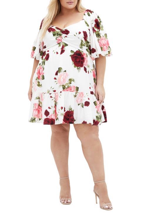 Mindy Rose Print Minidress