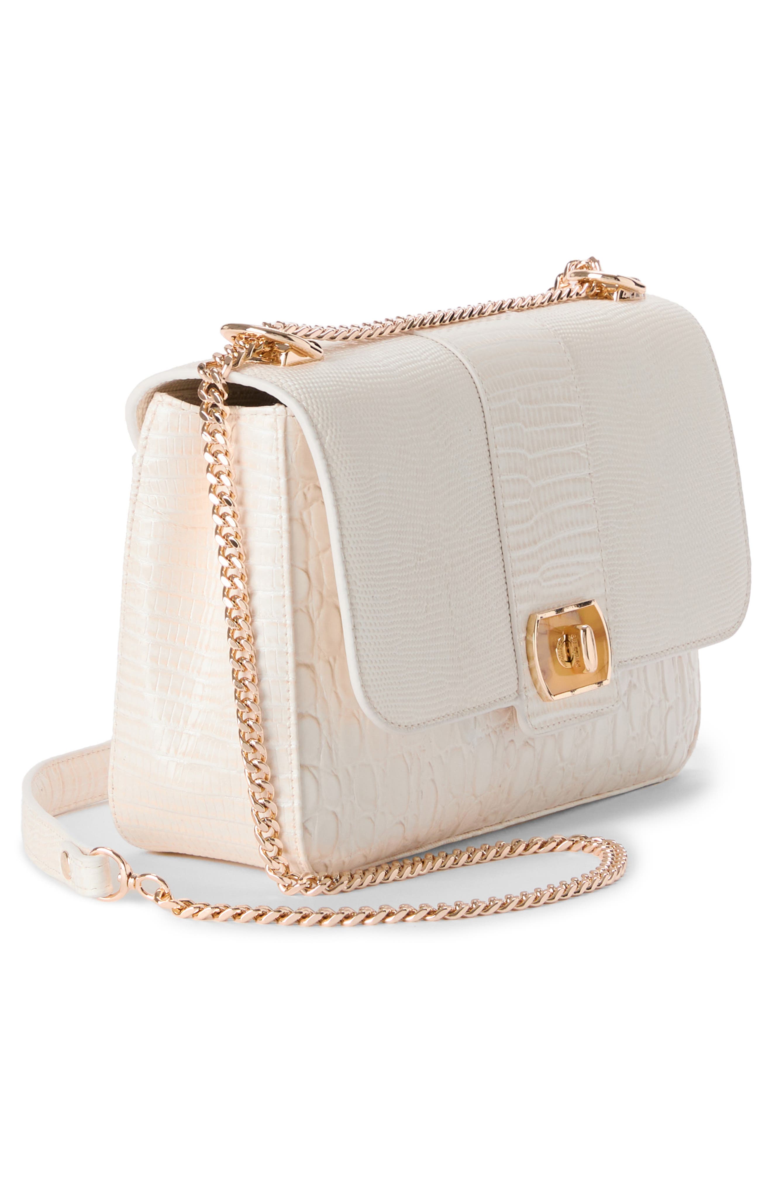 Brahmin Rosalie Embossed Leather Crossbody Bag, Alternate, color, 