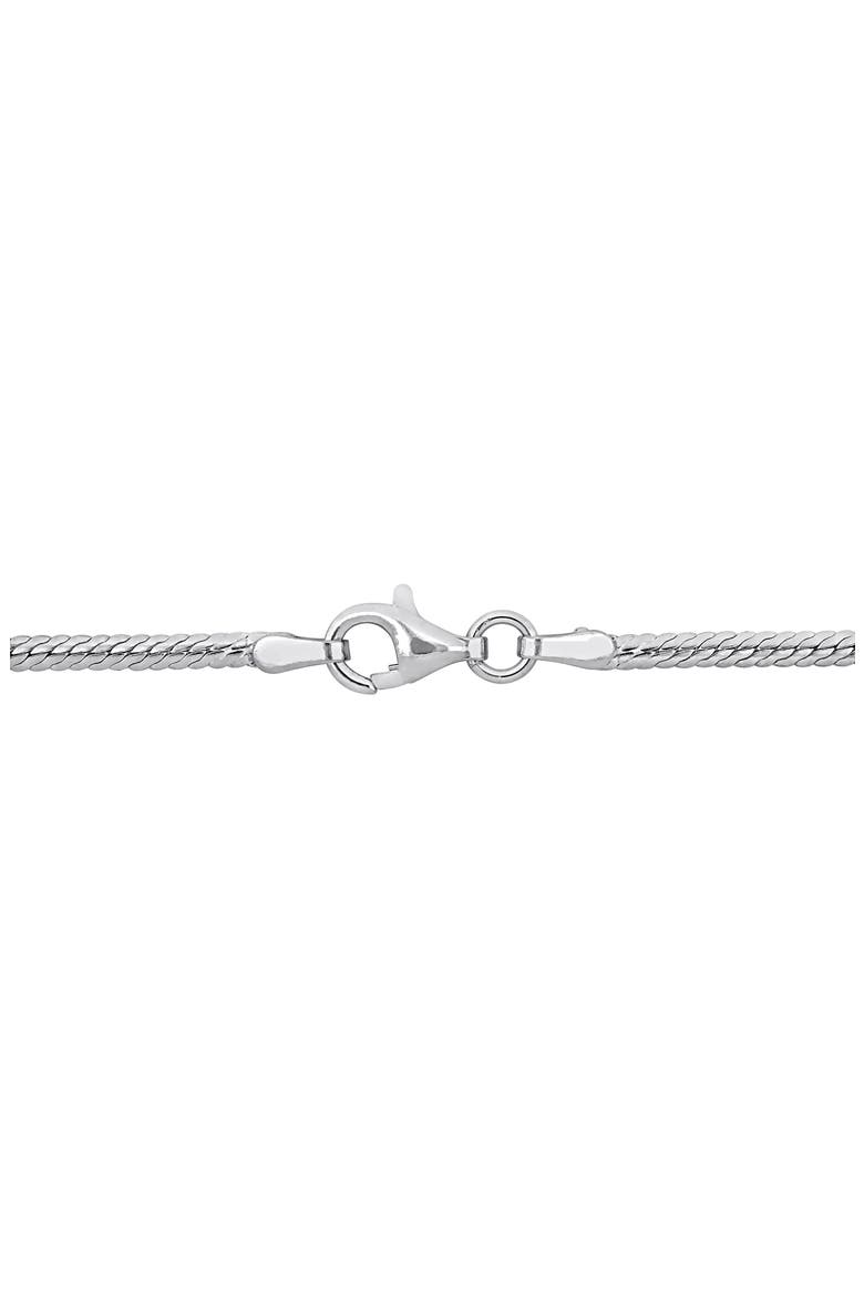 Herringbone Chain Bracelet, Alternate, color, SILVER