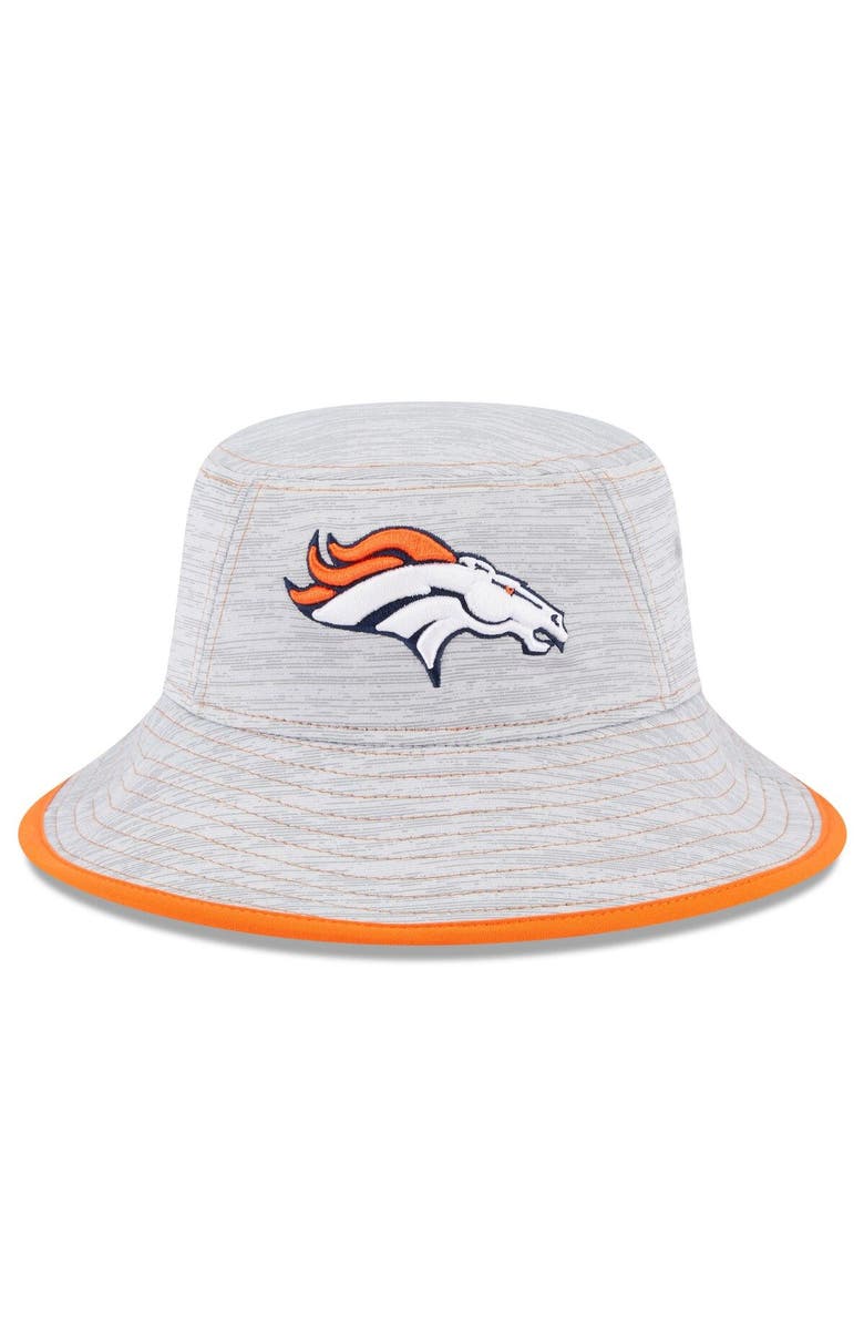 New Era Men's New Era Gray Denver Broncos Game Bucket Hat, Main, color, 