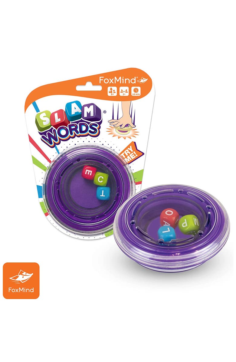 FoxMind Slam Words Shake and Slam Word Game 2nd Edition, Alternate, color, Multicolored