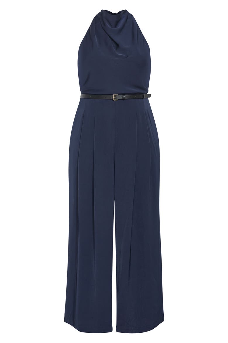 Clara Wide Leg Jumpsuit, Alternate, color, NAVY