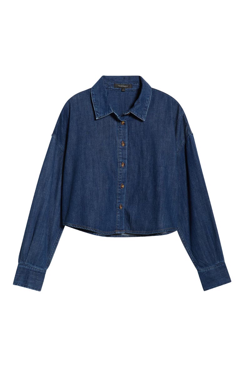 The Ex-Boyfriend Crop Shirt, Alternate, color, MESA
