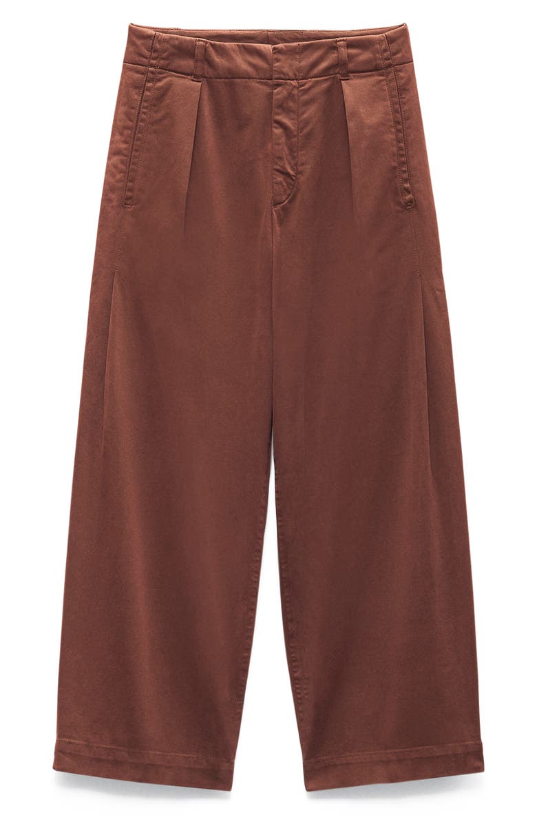 rag & bone Donovan Pleated Cotton Twill Wide Leg Pants, Alternate, color, 