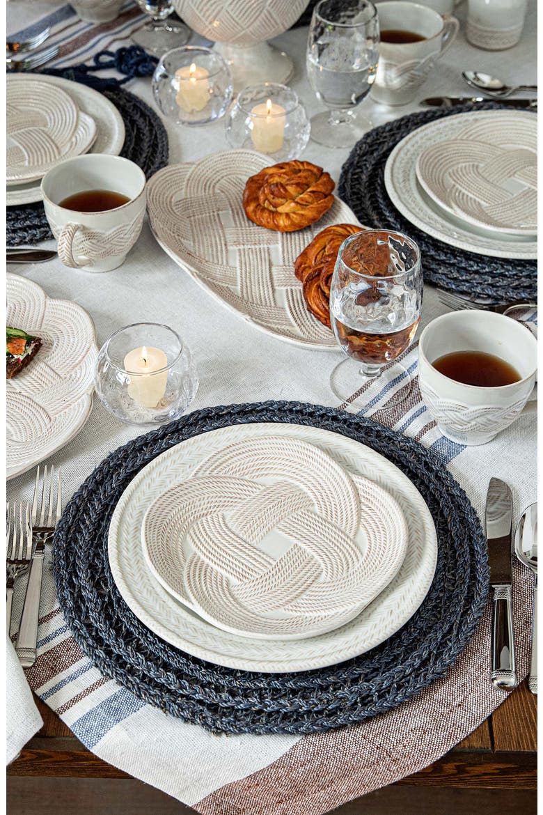 Le Panier Mystic Knot Dessert/Salad Plate, Alternate, color, WHITEWASH