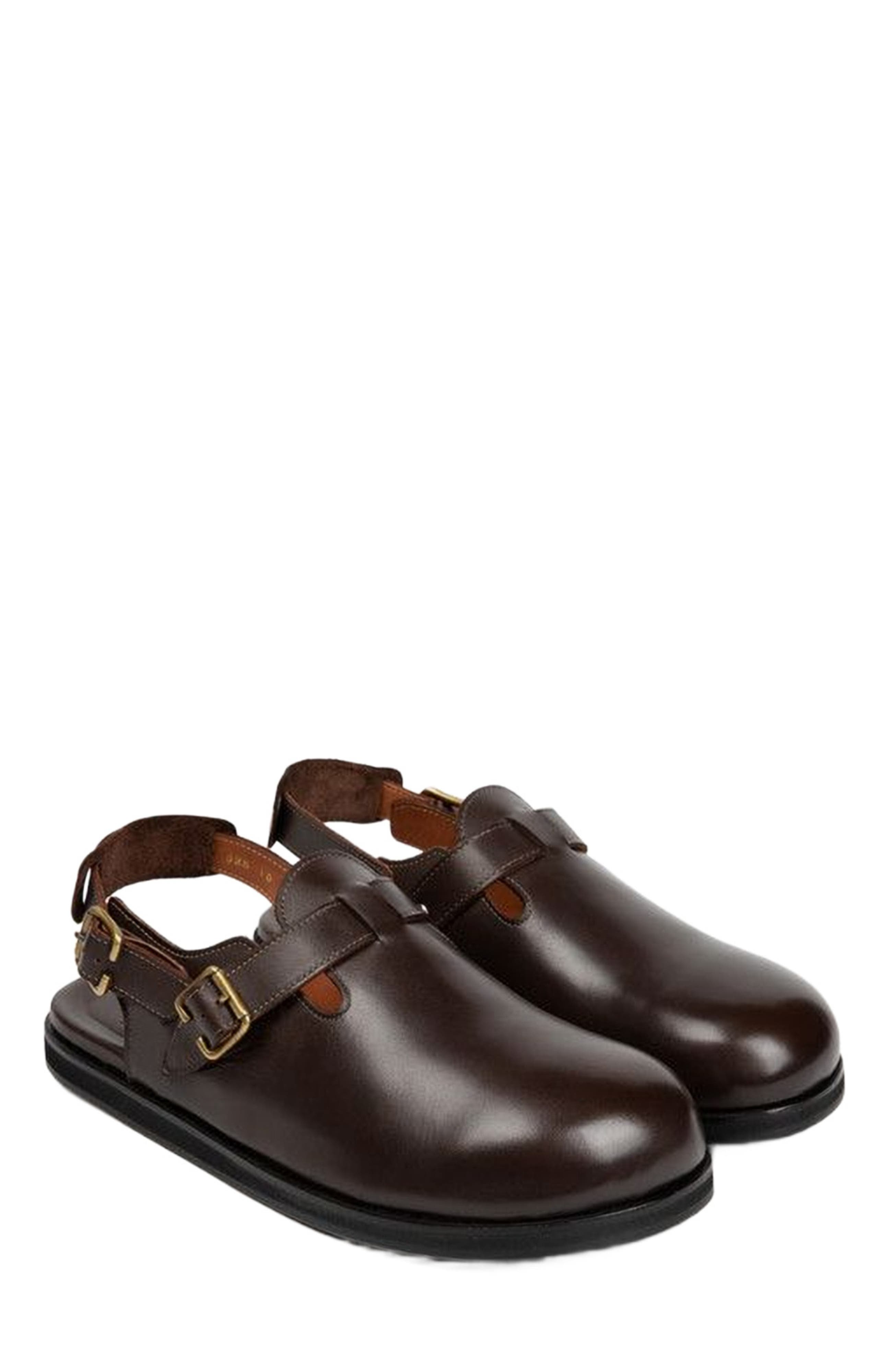 Harbor Moc Sandal, Alternate, color, Chestnut Grain Brown