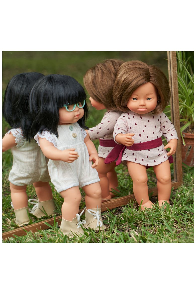Caucasian Girl Baby Doll with Down Syndrome, Alternate, color, BABY GIRL
