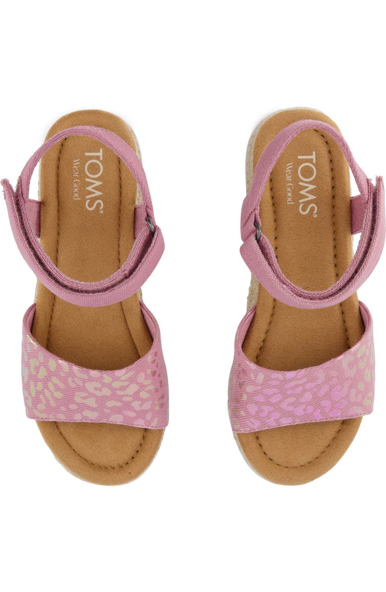TOMS Kids' Diana Espadrille Sandal, Alternate, color, Pink