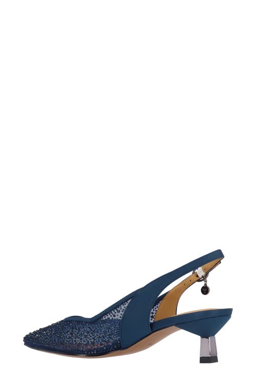 J. Reneé Alexsa Slingback Pointed Toe Pump In Blue
