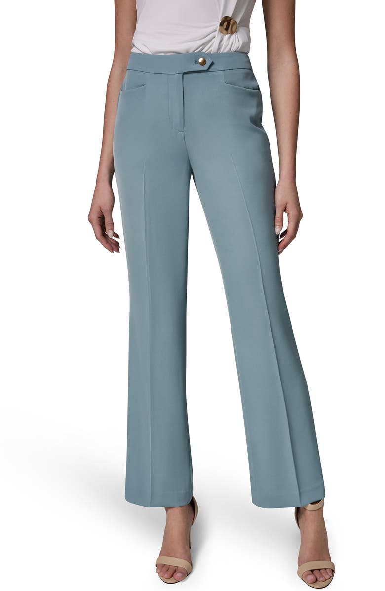 Donna Karan New York Straight Leg Ankle Pants, Main, color, 