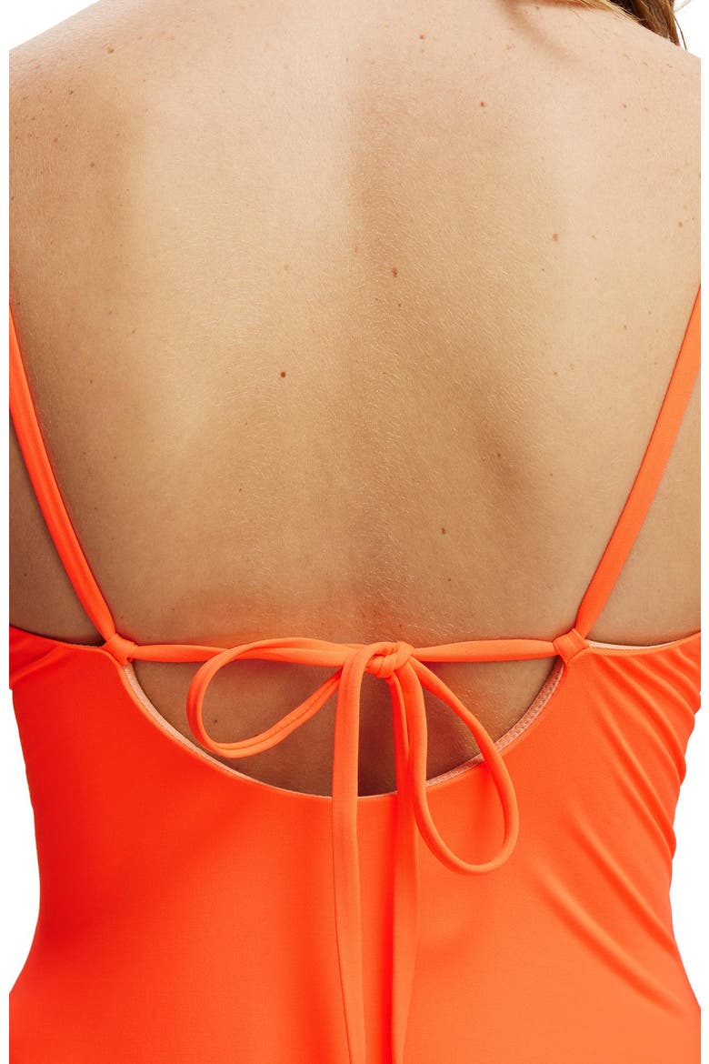 Women's Tie Back One Piece Brazilian, Alternate, color, Sherbet Fizz
