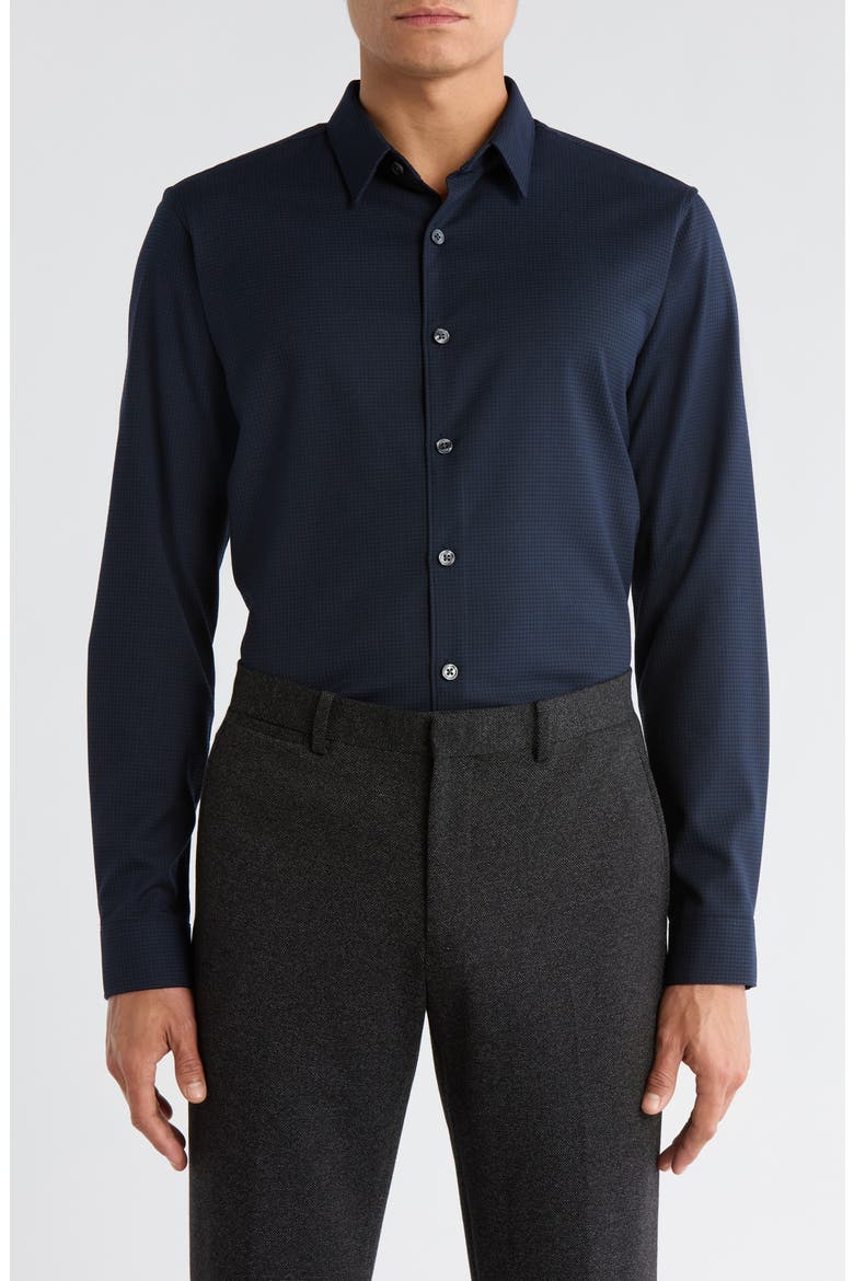 Rammy Button-Up Shirt, Main, color, BLUE MULTI