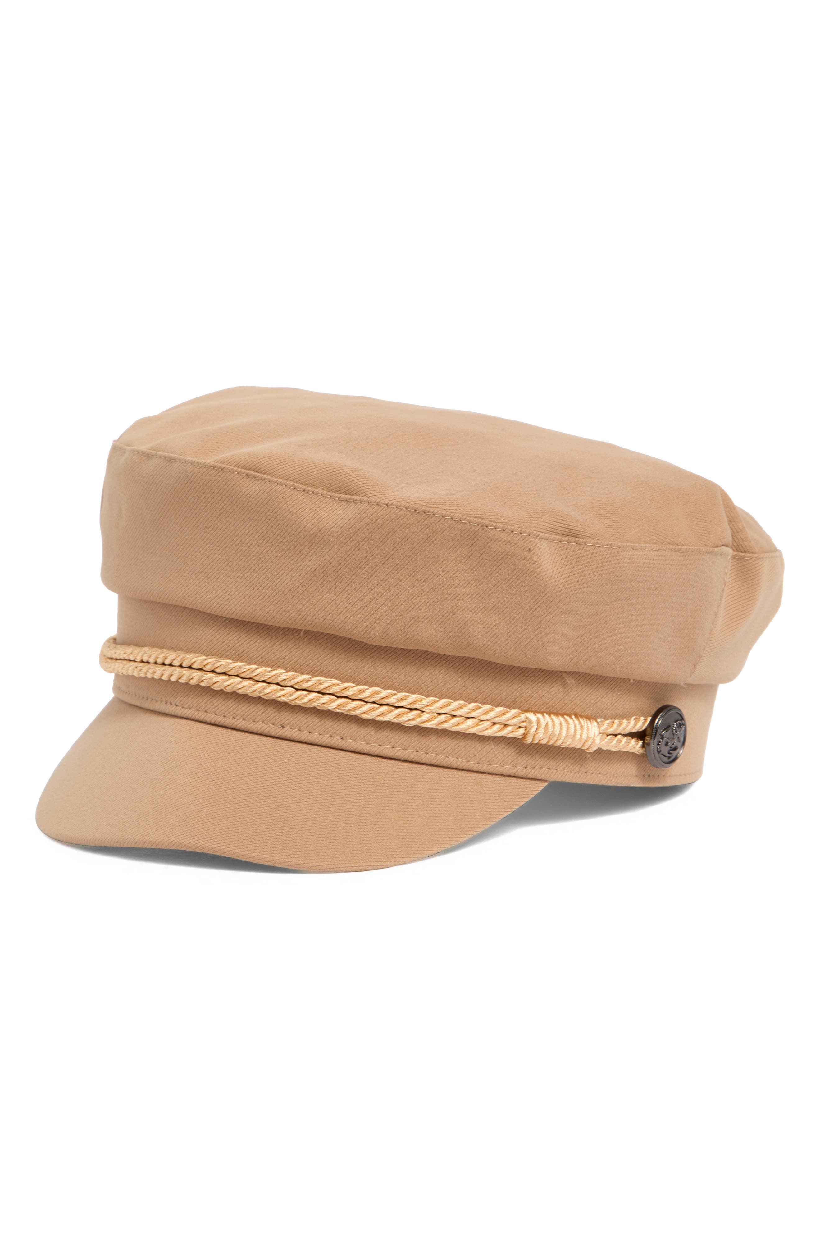 Twill Captains Hat with Rope Trim