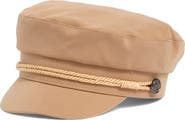 Vince Camuto Twill Captains Hat with Rope Trim
