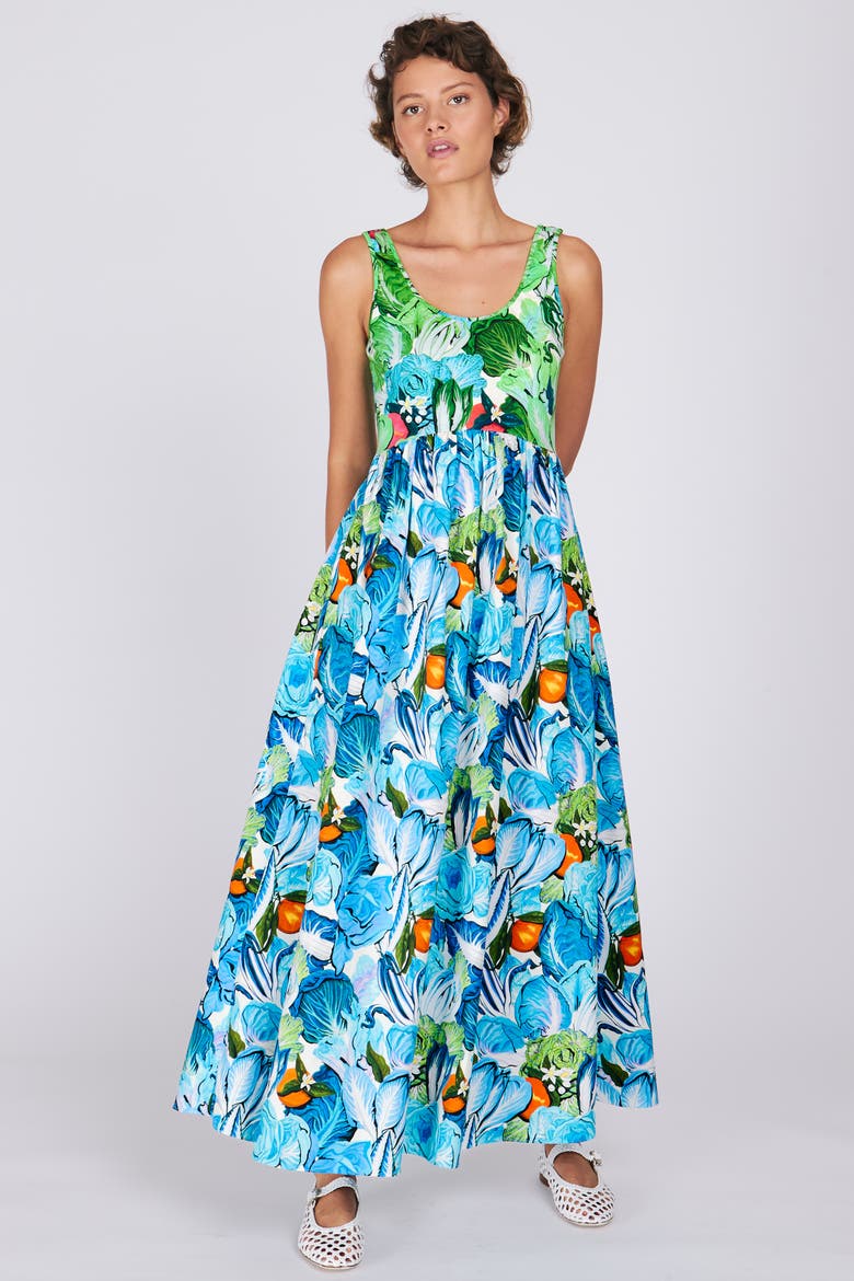 Aubrey Dress, Main, color, Radicchio & Citrus