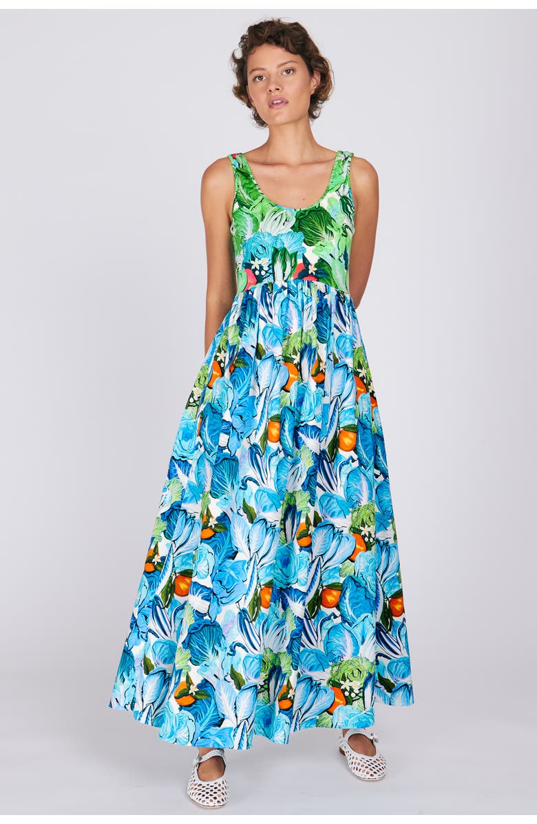 RACHEL ANTONOFF Aubrey Dress, Main, color, Radicchio & Citrus