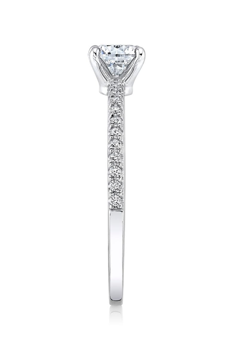 Cubic Zirconia Solitaire Ring, Alternate, color, PURE PLATINUM CLEAR CZ