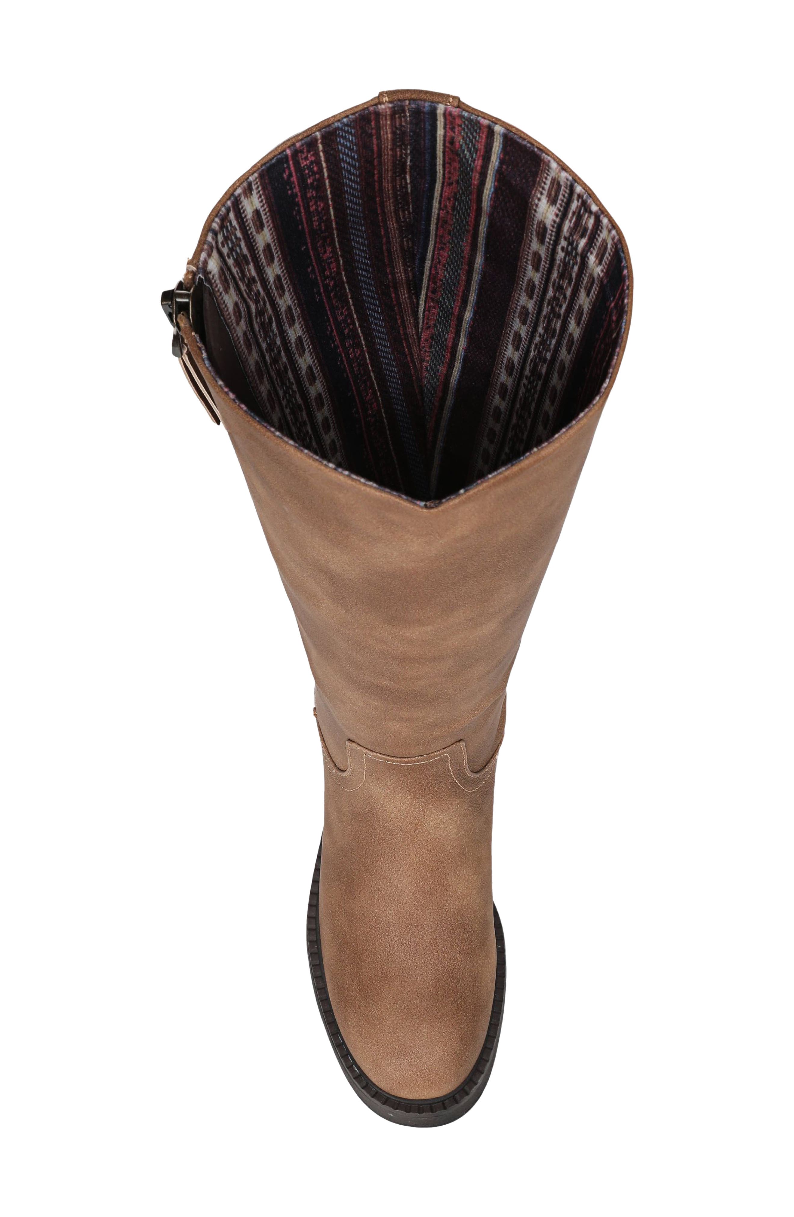 Venice Knee High Boot, Alternate, color, TAN FAUX LEATHER