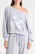 Abound Loved Fleece Off the Shoulder Sweatshirt