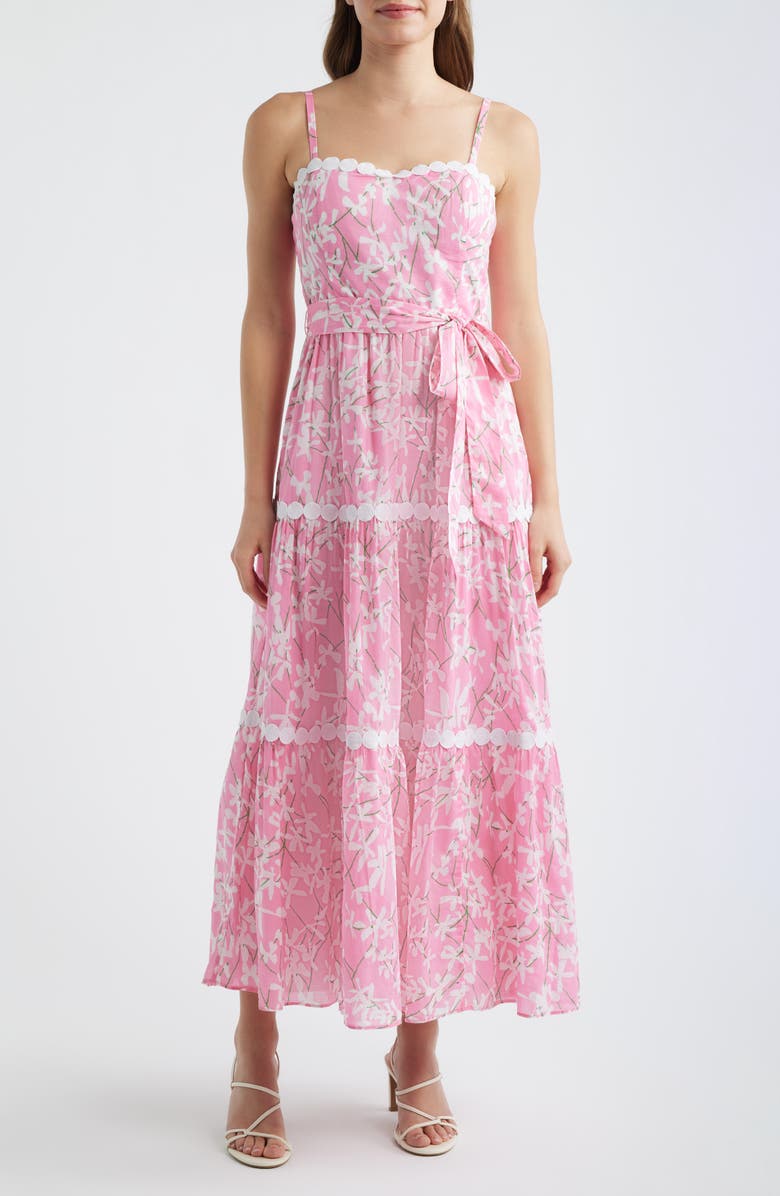 Lilly Pulitzer<sup>®</sup> Laney Floral Print Maxi Dress, Main, color, Confetti Pink Liza