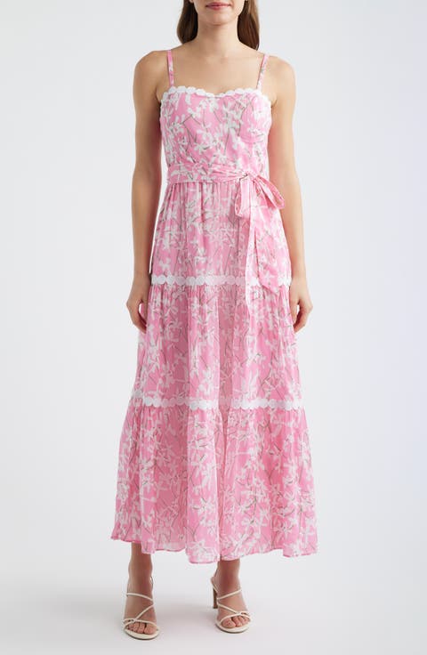 Laney Floral Print Maxi Dress