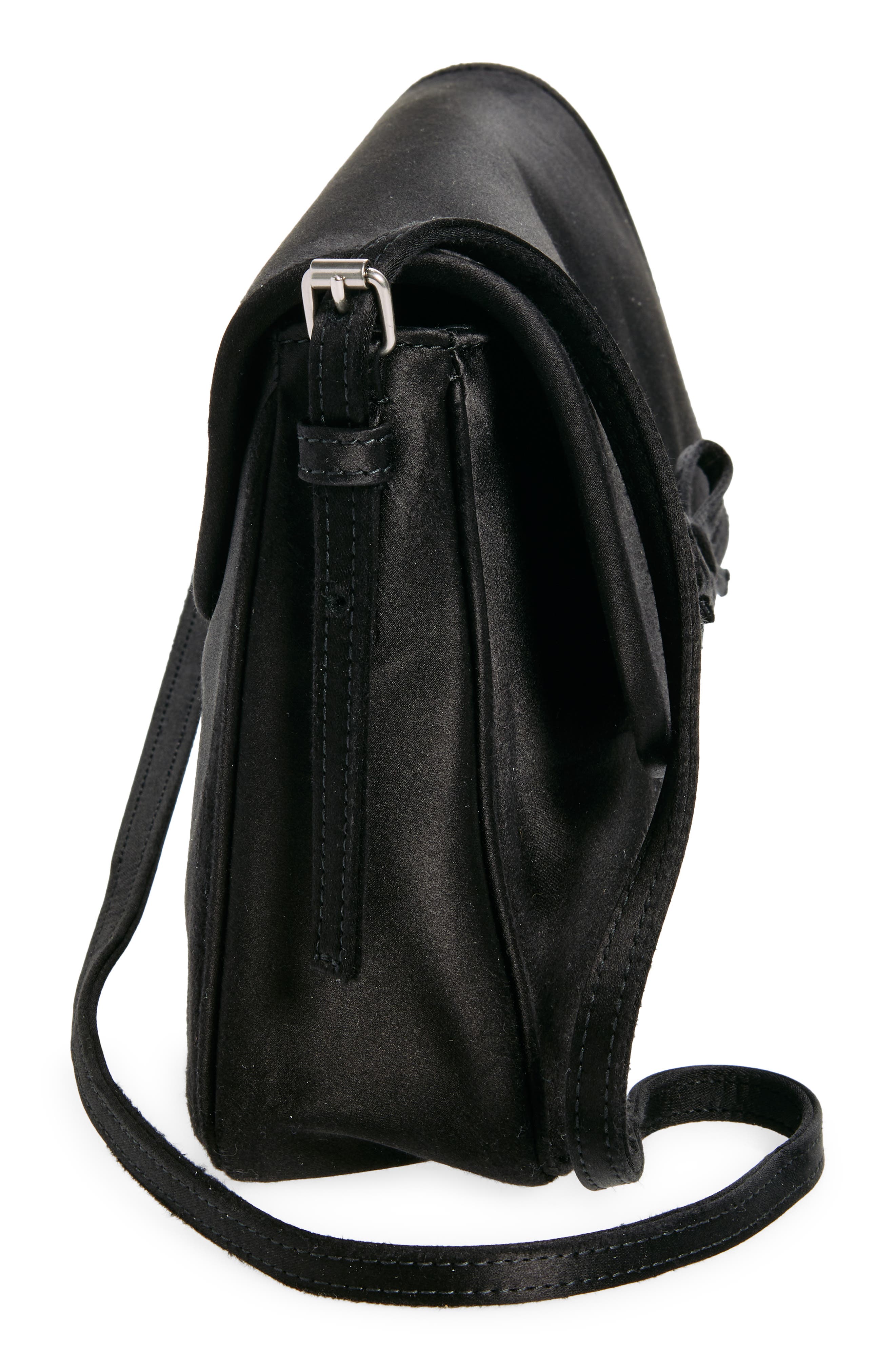 Balenciaga Leopolda Satin Shoulder Bag, Alternate, color, 