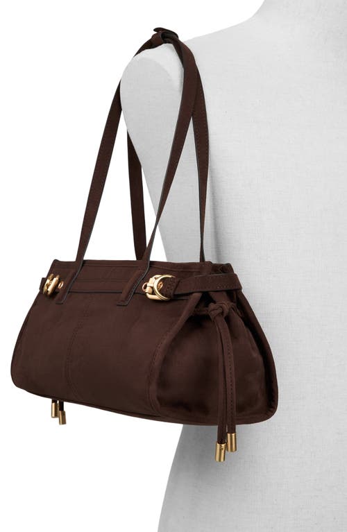 Aldo Lazaros Faux Leather Shoulder Bag In Brown