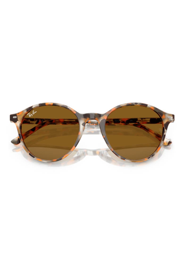 51mm Phantos Round Sunglasses, Alternate, color, HAVANA GREY E BROWN / BROWN