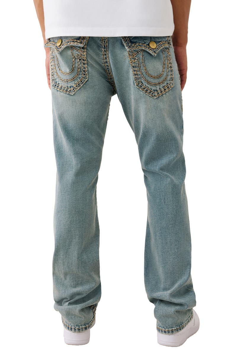 True Religion Ricky Super QT Straight Jeans, Alternate, color, Light Wash