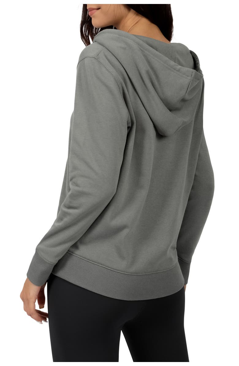 90 DEGREE BY REFLEX Half Zip Kangaroo Pocket Hoodie, Alternate, color,