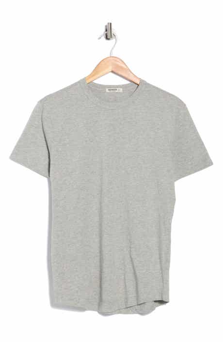 BUCK MASON Pima Cotton Curved Hem T-Shirt
