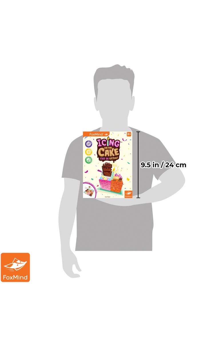 FoxMind Games Icing On The Cake Family Food Themed Tile Laying Strategy Game, Alternate, color, Multicolored