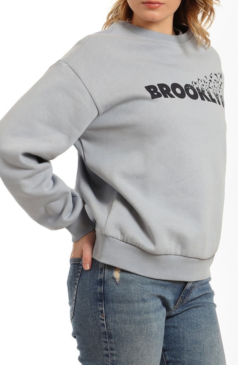 Brooklyn Industries Flight Logo Graphic Sweatshirt, Main, color, 