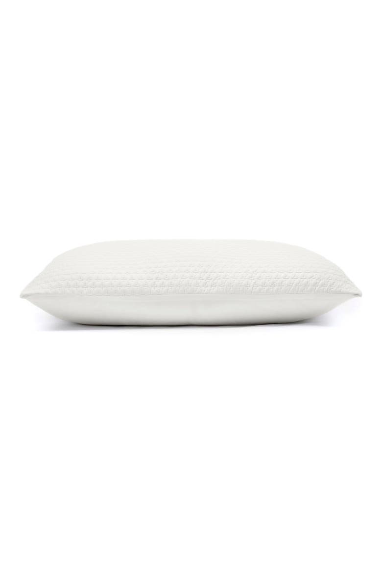 Signature Texture Stitch Organic Cotton Pillow Sham, Main, color, WHITE