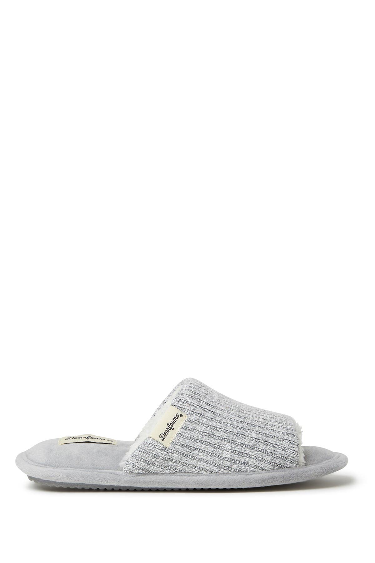DEARFOAMS Lane Knit Slide Slipper, Alternate, color, 