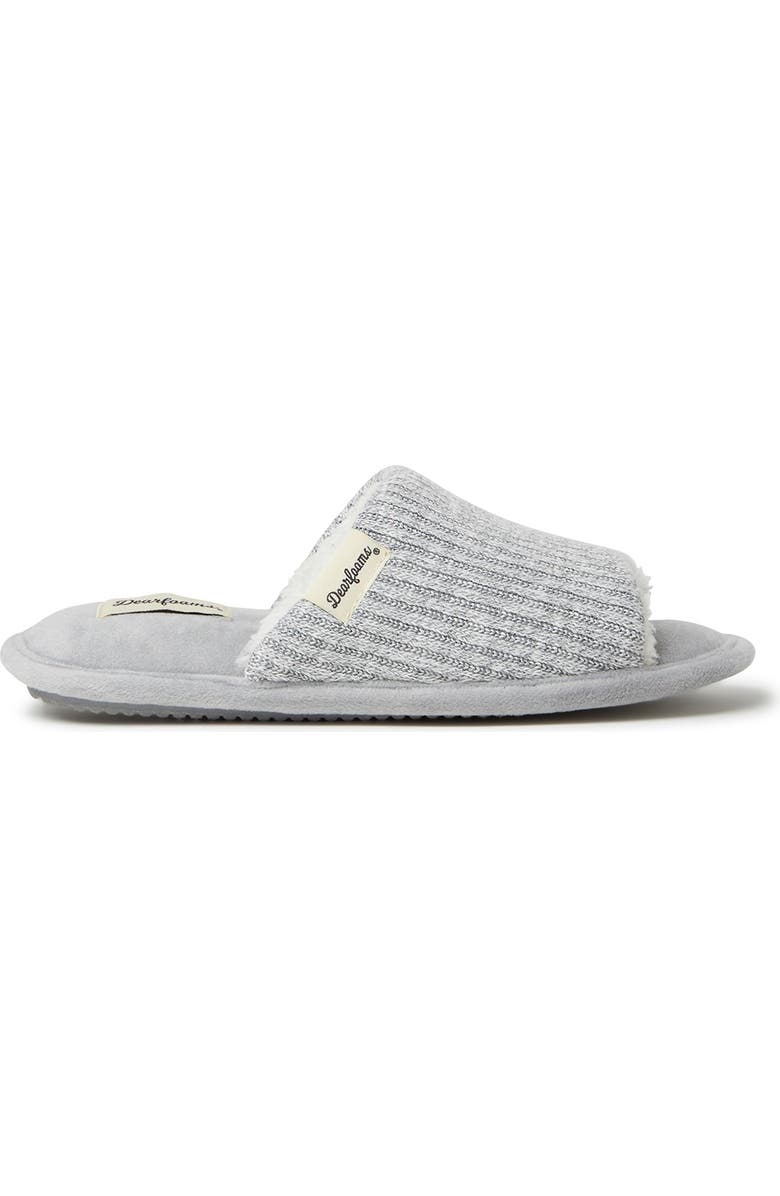 DEARFOAMS Lane Knit Slide Slipper, Alternate, color,