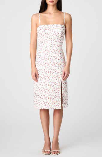 French Connection Echo Floral Crepe Midi Dress