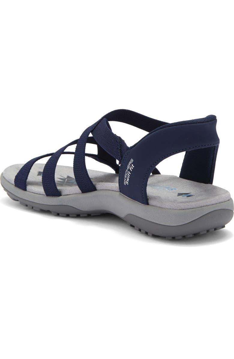 SKECHERS Reggae Slim Swift-Fit Sandal, Alternate, color, Navy
