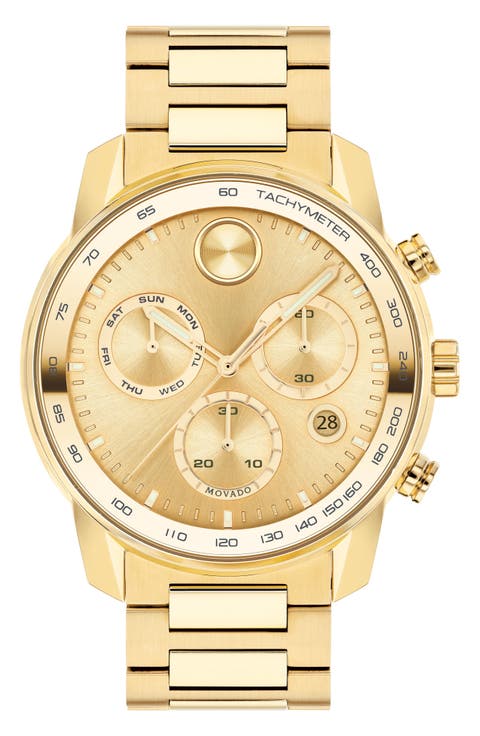 Bold Verso Chronograph Bracelet Watch, 44mm